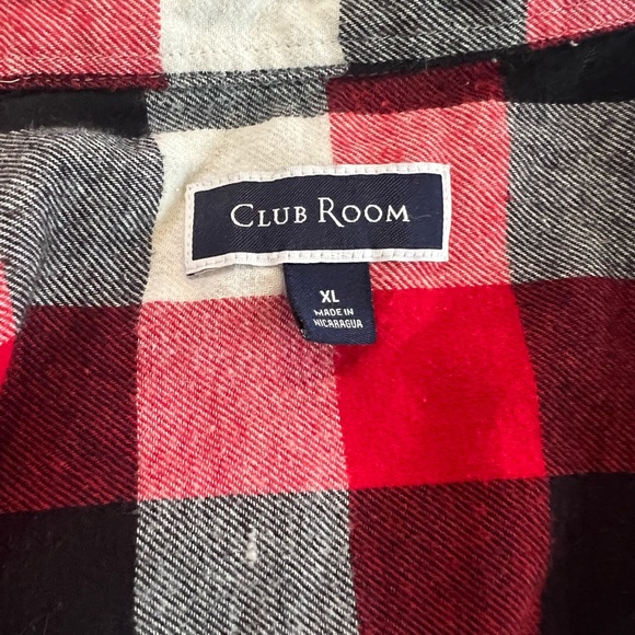 Men’s Flannel Shirt XL Red Plaid - Picture 2 of 2